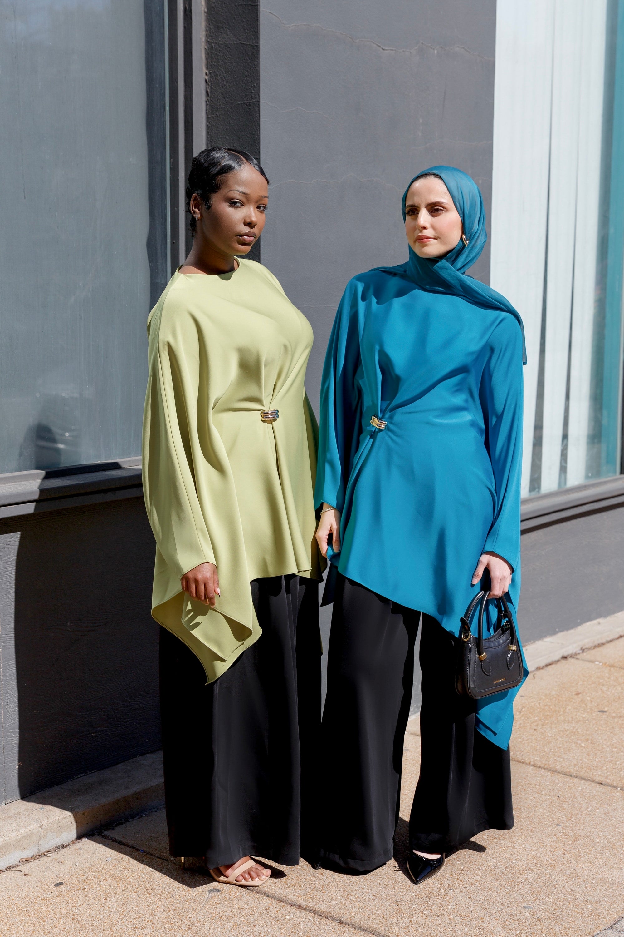Teal Kaftan Tunic