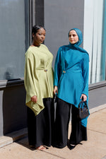 Load image into Gallery viewer, Teal Kaftan Tunic
