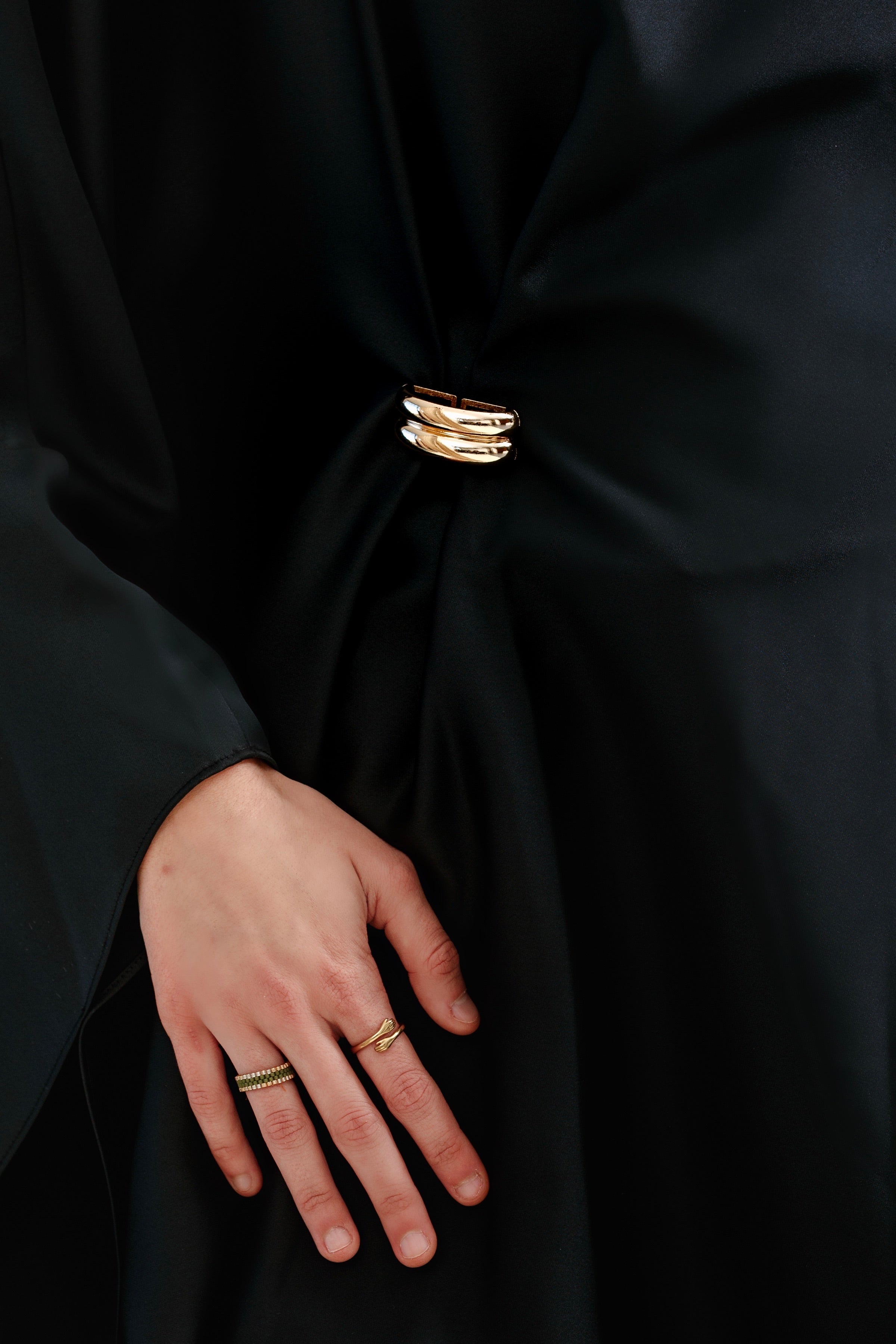 Black Kaftan Tunic