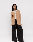 Camel Buckled Blazer Tunic *ships 11/10