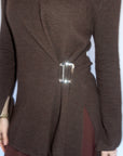 Espresso Buckled Sweater