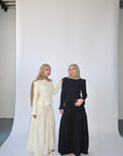 Buttercream Ruched Top & Maxi Skirt Set