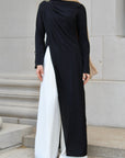 Black Floor Length Hardware Tunic