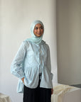 Sky Blue Bow Tie Tunic