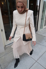 Load image into Gallery viewer, Cream Blazer Tunic
