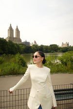 Load image into Gallery viewer, Cream Blazer Tunic
