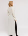Ivory Floor Length Hardware Tunic