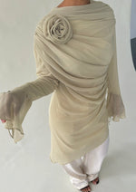 Load image into Gallery viewer, Melon Draped Rose Tunic
