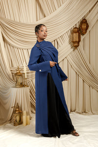 Navy Floor Length Hardware Tunic