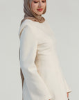 Cream Structured Tunic