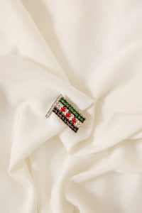 Embellished Syrian Flag Brooch- 100% Profits to SAMS