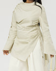 Mint Cotton Ruched Tunic - Final Sale