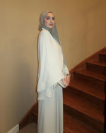 Load image into Gallery viewer, Mint Gray Cape Tunic Set
