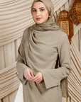 Khaki Floor Length Hardware Tunic- Final Sale