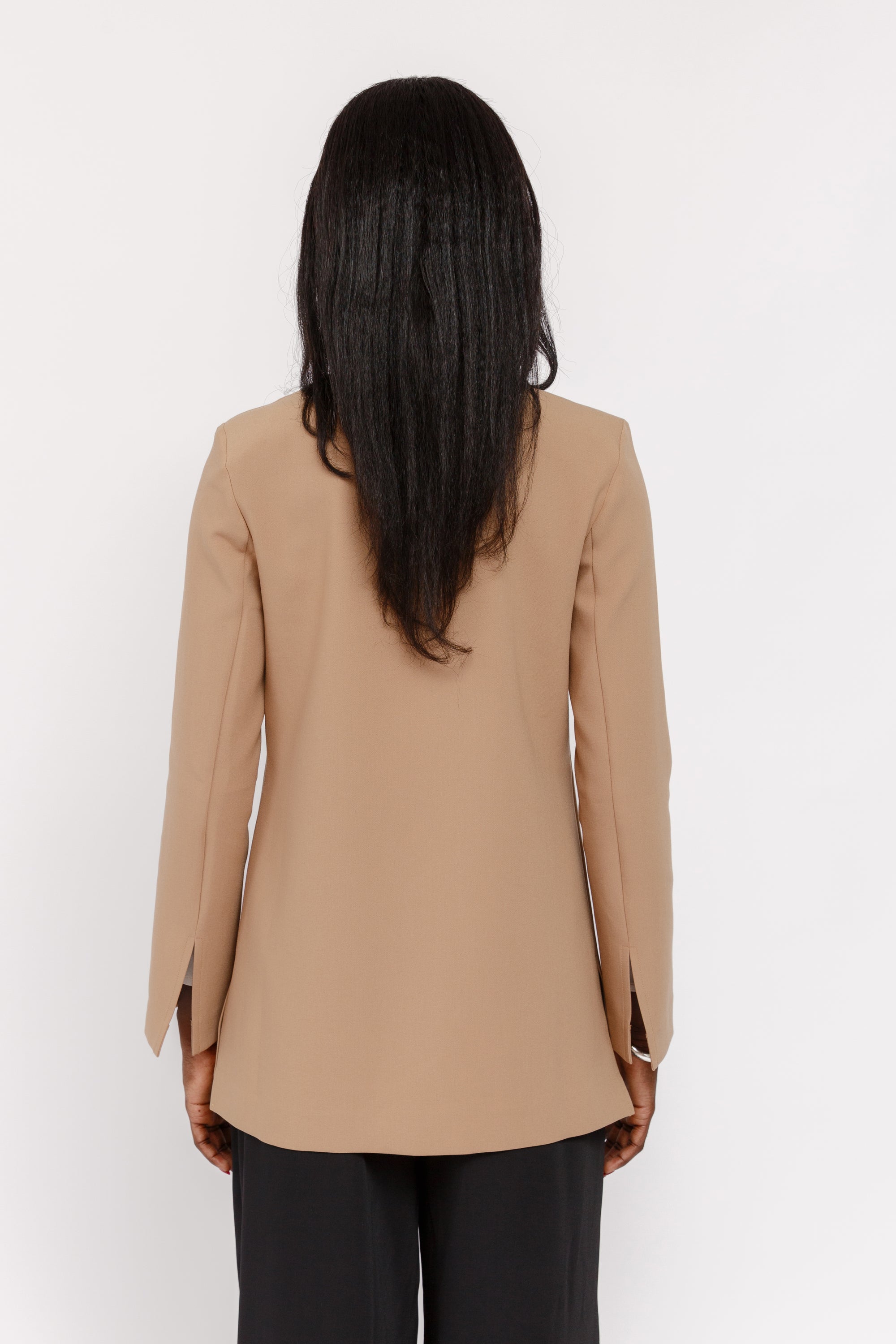 Camel Buckled Blazer Tunic *ships 11/10