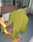 Fern Green Buttoned Blazer Tunic
