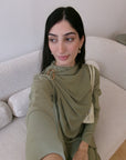 Olive Floor Length Hardware Tunic