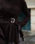 Espresso Buckled Sweater