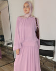 Orchid Low Waisted Skirt Set