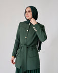 Hunter Green SE Belted Jacket - Final Sale