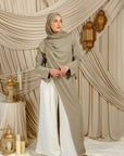 Khaki Floor Length Hardware Tunic- Final Sale