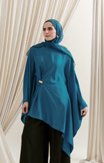 Load image into Gallery viewer, Teal Kaftan Tunic

