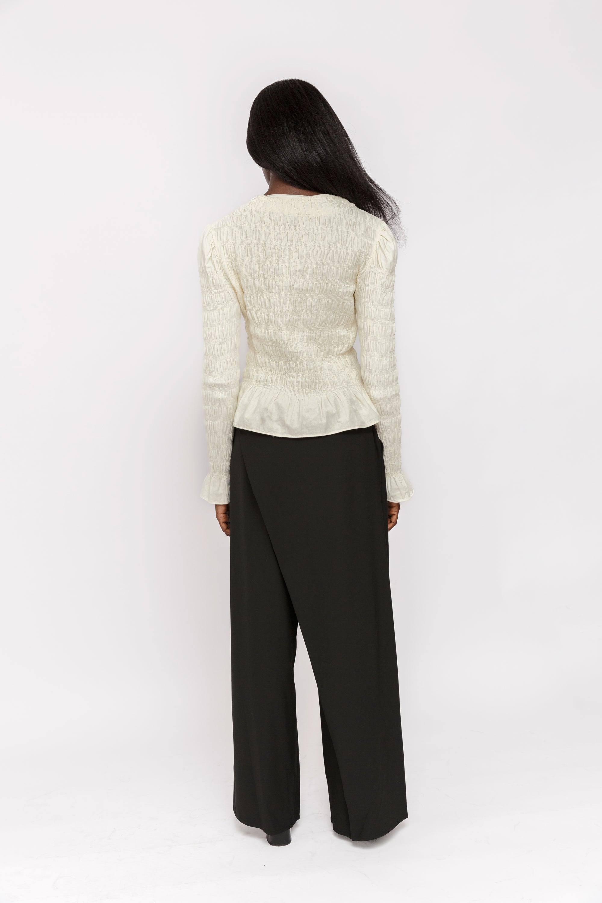 Black Foldover Pants