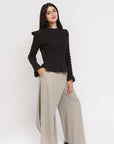Taupe Foldover Pants