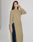 Olive Floor Length Hardware Tunic