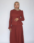 All Spice Ruched Maxi Skirt