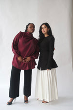 Load image into Gallery viewer, Black Blazer Tunic
