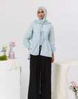 Sky Blue Bow Tie Tunic