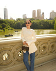 Cream Blazer Tunic