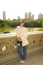 Load image into Gallery viewer, Cream Blazer Tunic
