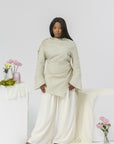 Mint Cotton Ruched Tunic - Final Sale