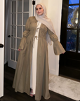 Khaki Cinched Cloak