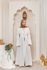 Load image into Gallery viewer, White Cinched Cloak
