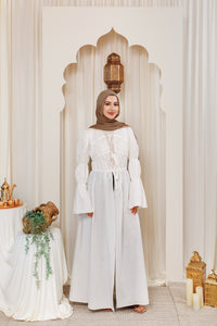White Cinched Cloak