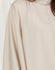 Truffle Tie Neck Maxi Dress- Final Sale