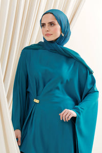 Teal Kaftan Tunic