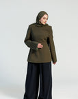 Moss Green Structured Tunic