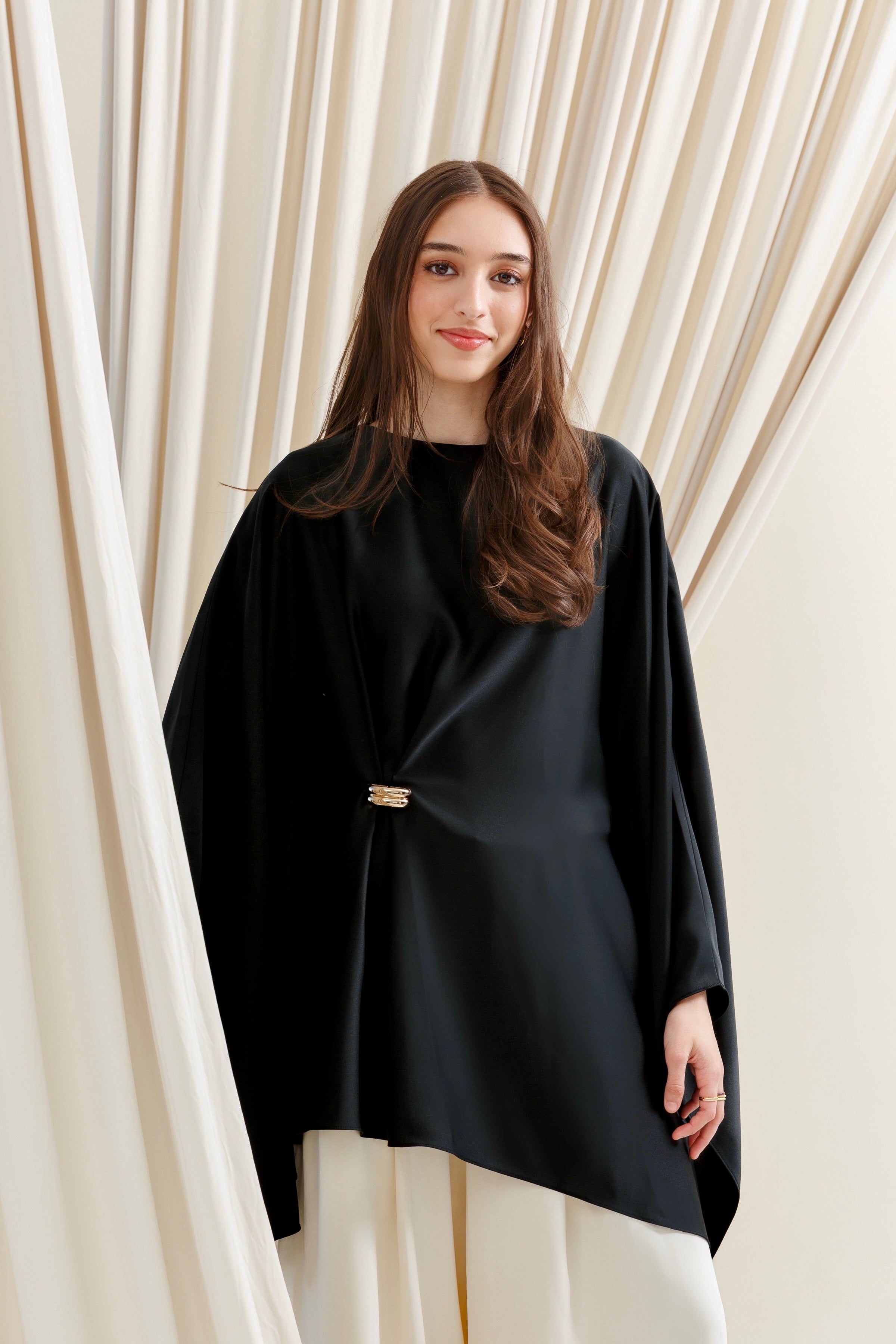 Black Kaftan Tunic