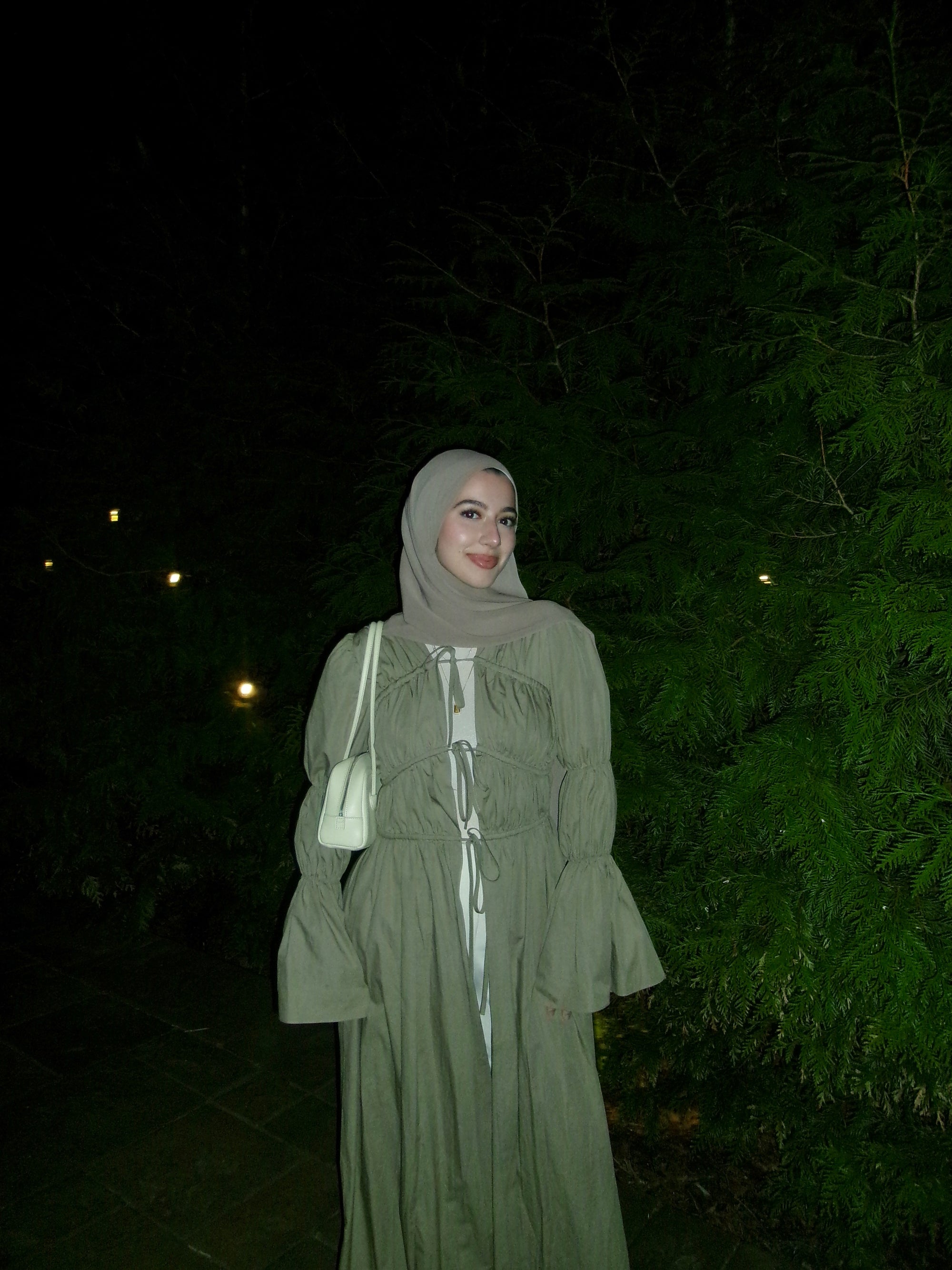 Khaki Cinched Cloak