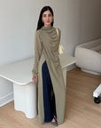 Olive Floor Length Hardware Tunic