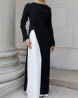 Black Floor Length Hardware Tunic
