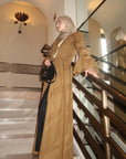 Golden Olive Cinched Cloak