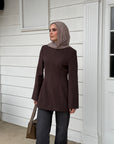 Espresso Structured Tunic