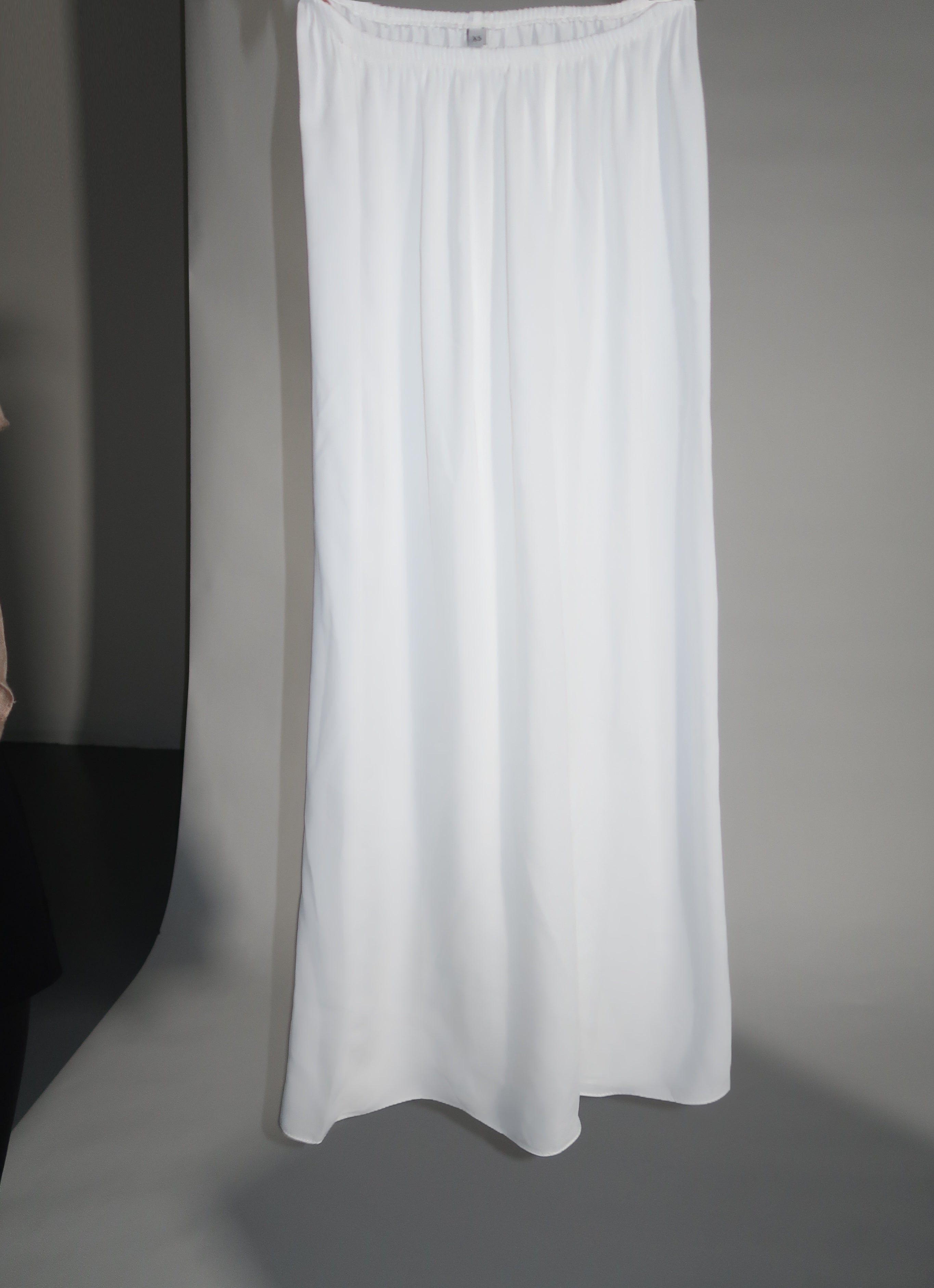 Pearl Cream Asymmetric Tunic Set + Slip Pants (3 Pc)