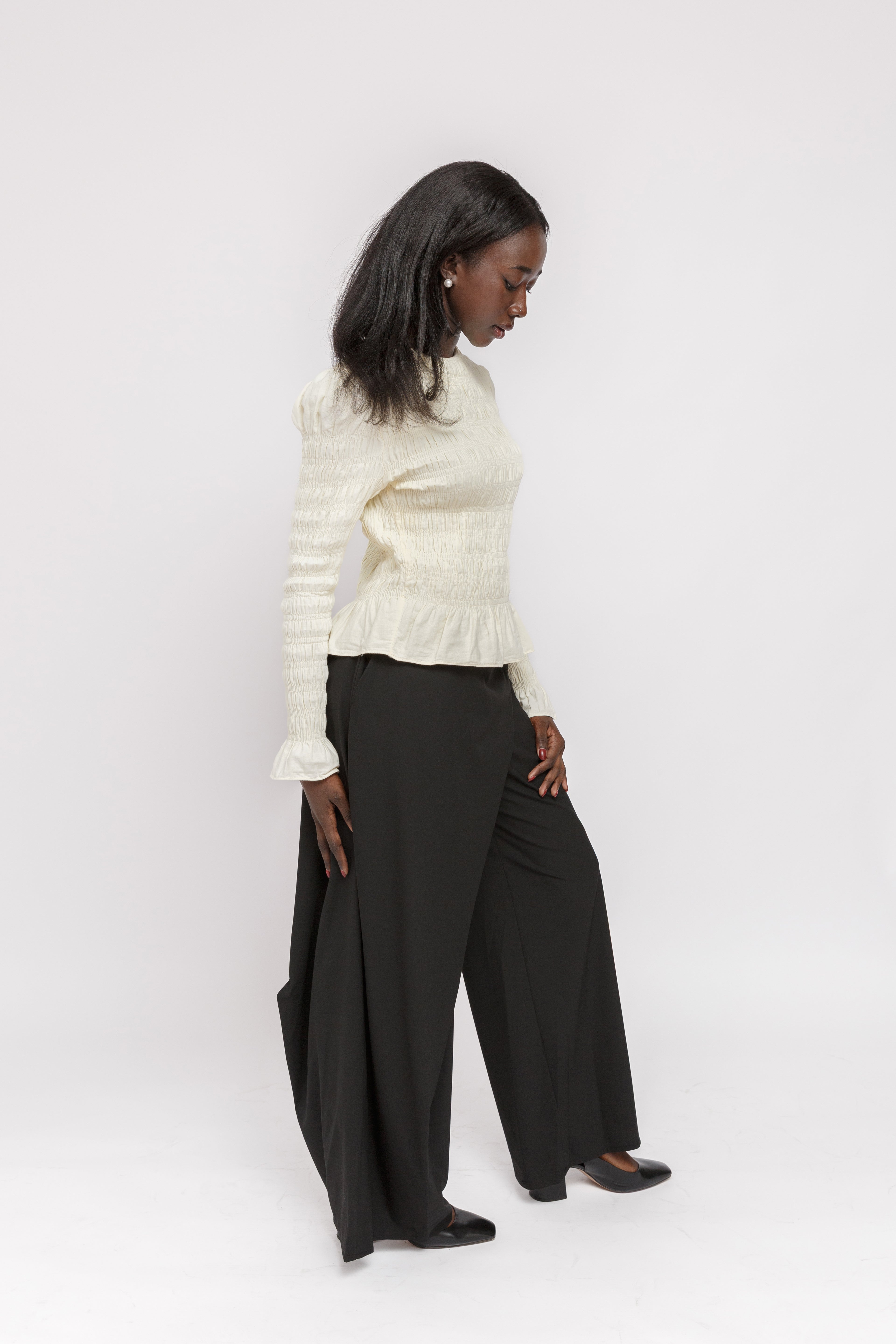 Black Foldover Pants – Summer Evenings