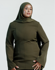 Moss Green Structured Tunic